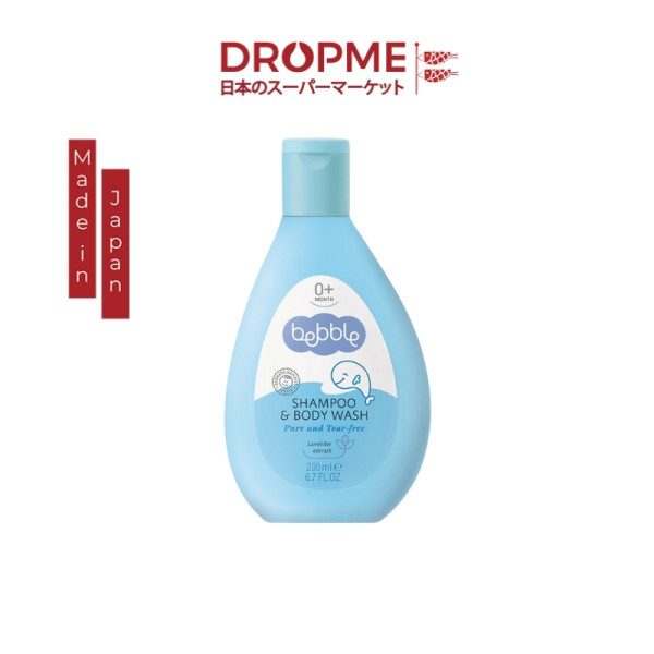 Dầu gội, sữa tắm 2in1 cho em bé BEBBLE SHAMPOO BODY WASH 200ml