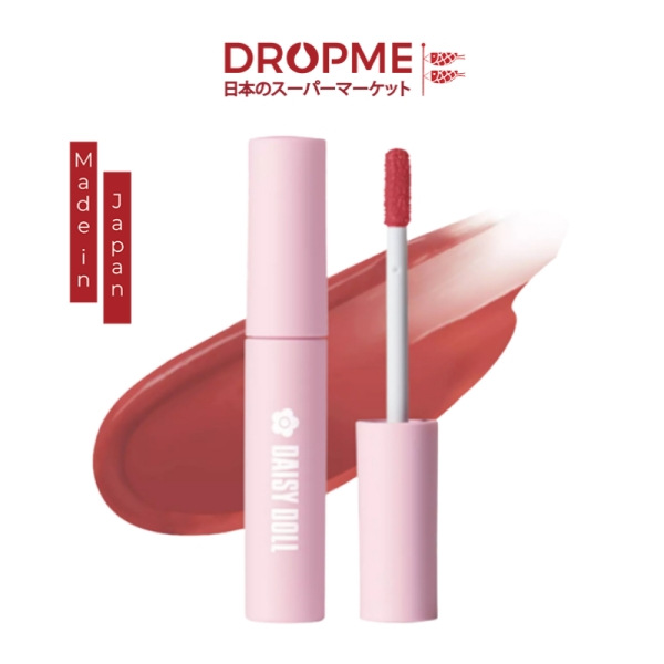 Son tint bóng Daisy Doll Watery Lip Tint Mã R-02: Terracotta Red: Đỏ đất nung