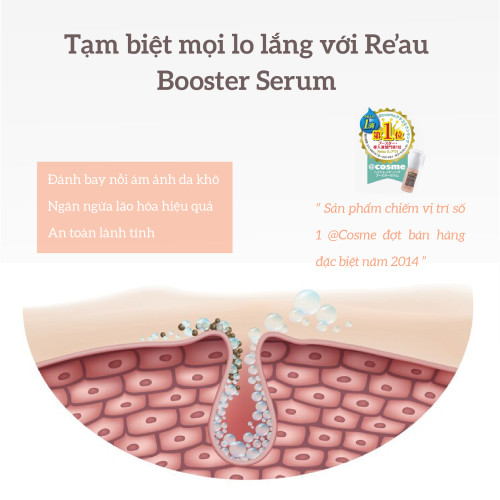 Tinh chất dưỡng da chống lão hóa Re'au Botanical Plus A Hydrating Booster Serum