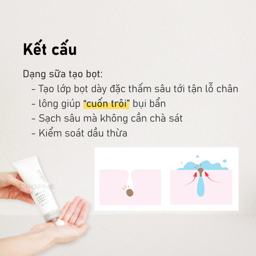 Sữa rửa mặt Unlabel Moist Botanical Wash Foam