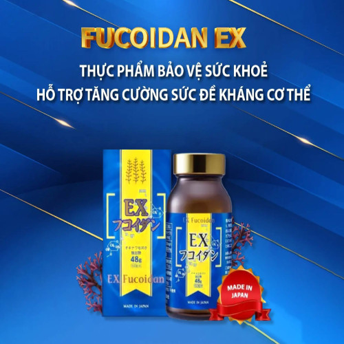 Viên uống bảo vệ sức khỏe Fucoidan EX 150 viên