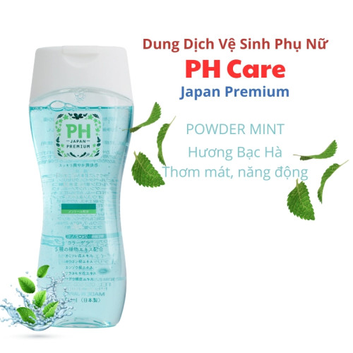 Dung dịch vệ sinh phụ nữ PH Japan Premium hương bạc hà